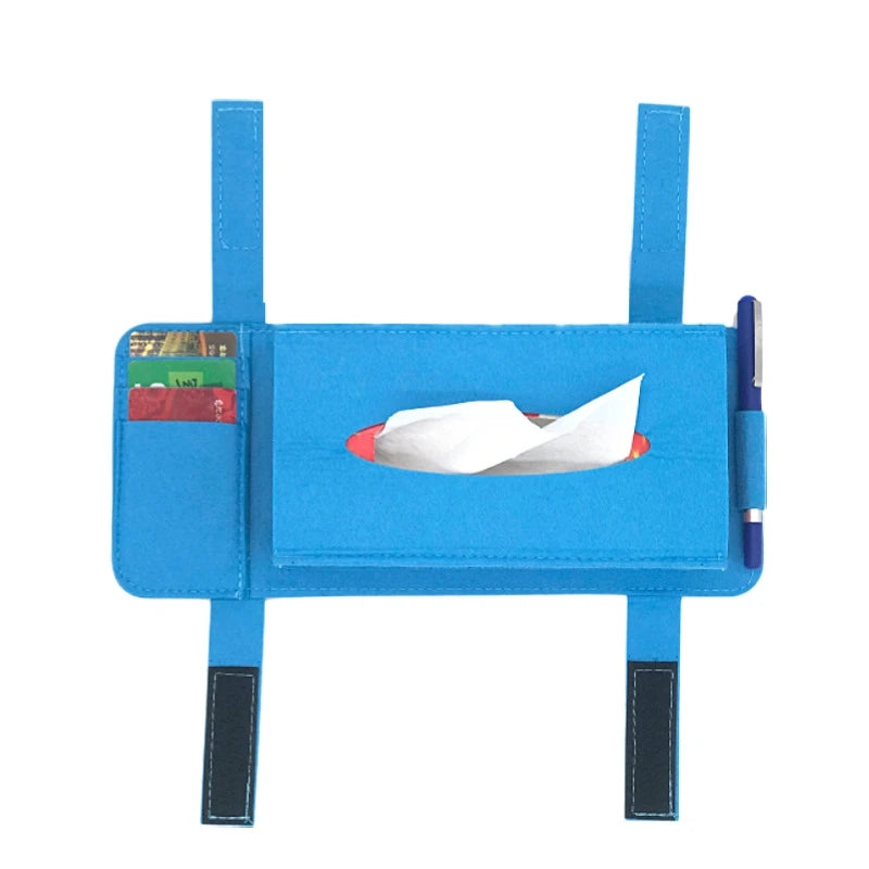 Factory Price Car Storage Bag Sun Shade Set Hanging Car Accessories for Women Men Car Supplies Sun Visor Clip Hanging Bag
