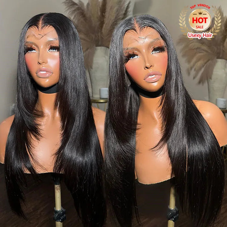 New Trends Brazilian Hair Wholesale Cheap Wigs Raw Straight Bouncy Layered Wig Sdd Vendors Human Hair Extensions Wigs MegaBDM
