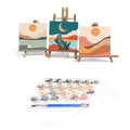 Painting by Numbers 2024 New Small Picture DIY Numbered Painting Paint by Numbers Kits for Children Kids 20x20