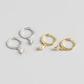 YHE0165 925 Sterling Silver Earrings Wholesale Gold Plated Earrings Minimalist Geometric Rhombus Earrings  Jewelry for Women