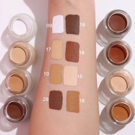 SENKA Logo Customized Wholesale Dark Skin Moisturizing Vegan Private Label Cosmetic Cream Full Coverage Makeup Concealer
