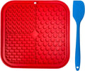 Silicone Dog Lick Mat with Suction Cups for Pet Anxiety Relief Slow Feeder for Cat and Dogs