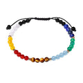 7 Chakra Bracelet for Women Energy Healing 4mm Gemstone Crystals Yoga Stone Balancing Meditation Bring Lucky Bracelet JBS12467