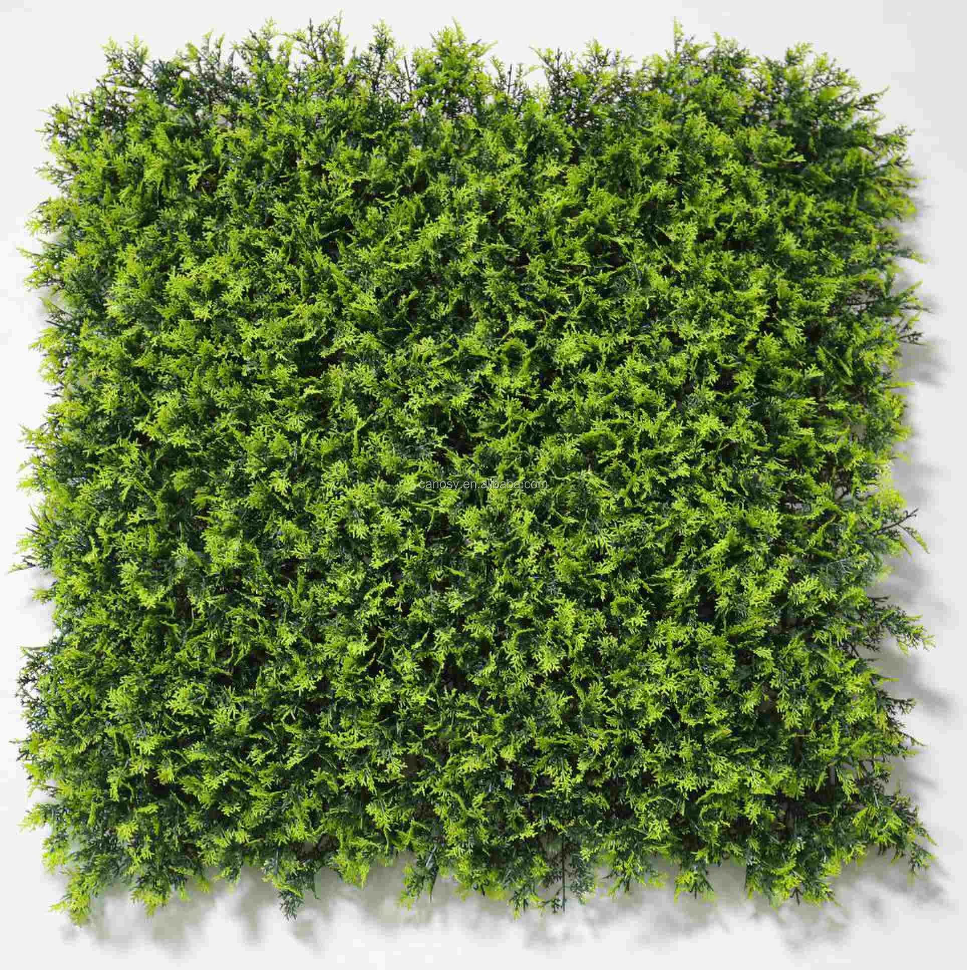 Artificial Maple Leaves Foliage Plant Plastic Foliage Mat Artificial Hedge Flower Green Plant Wall Panels