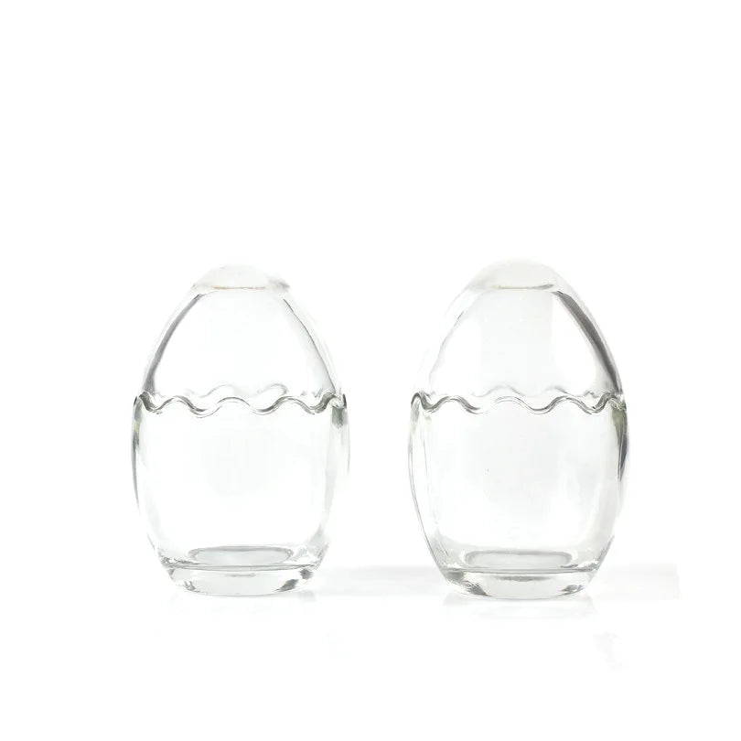 Lead-free Egg Shaped Glass High Temperature Yoghurt Bottle Milk Pudding Jar