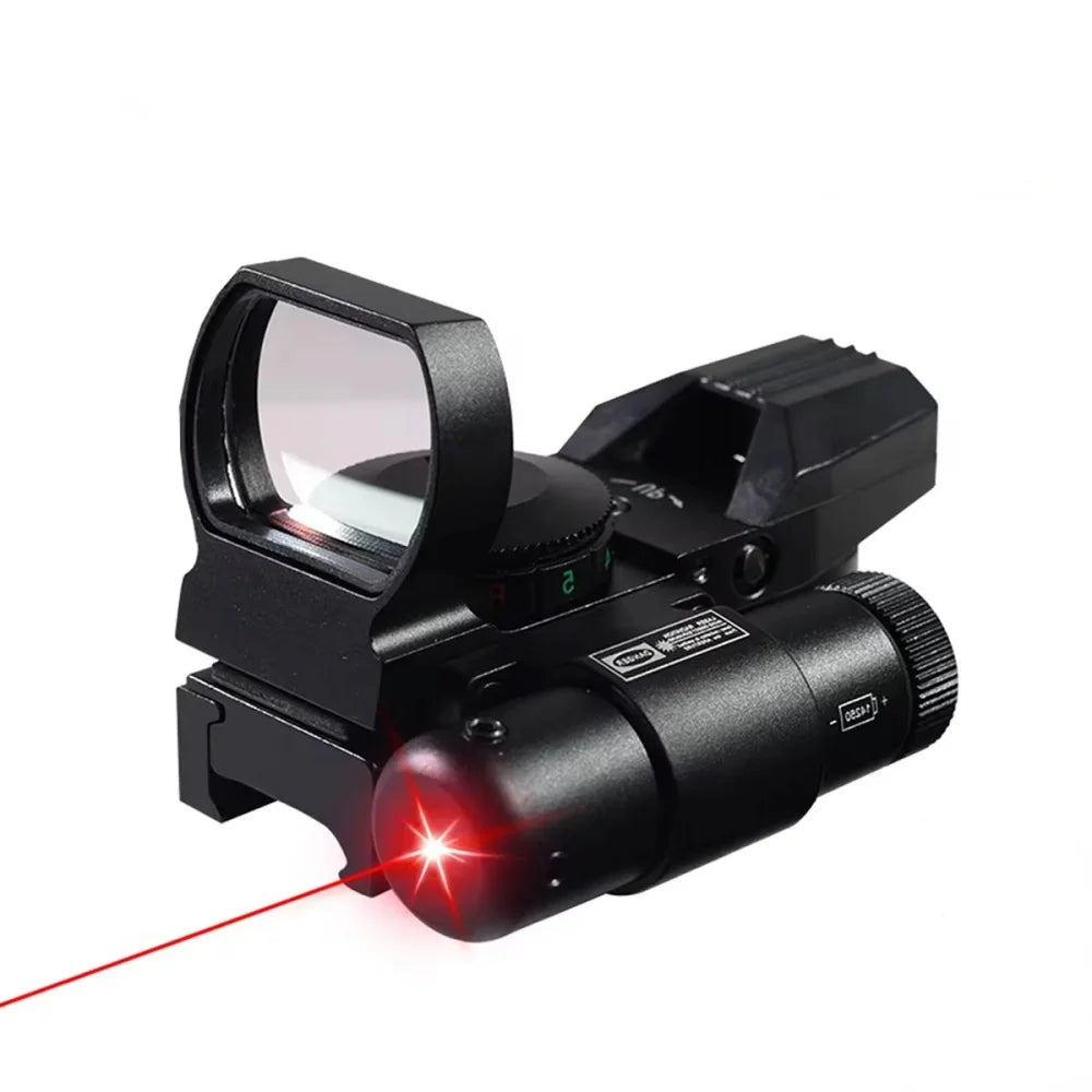 SYQT HD101 Red and Green Laser Red Dot Sight Reflex Optics for Competitive Hunting and Sports