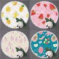 Custom Design Novelty Printed Mandala Round Microfiber Beach Towels with Tassels Eco-Friendly Quick-Dry Large Size Sand-Free
