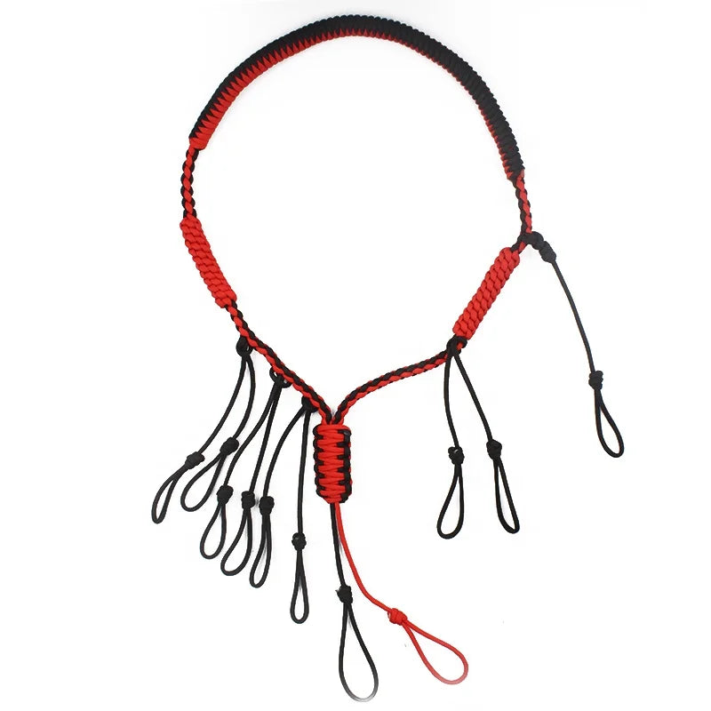 Hunting Accessories 11 Loops Paracord Braided Duck Call Lanyard