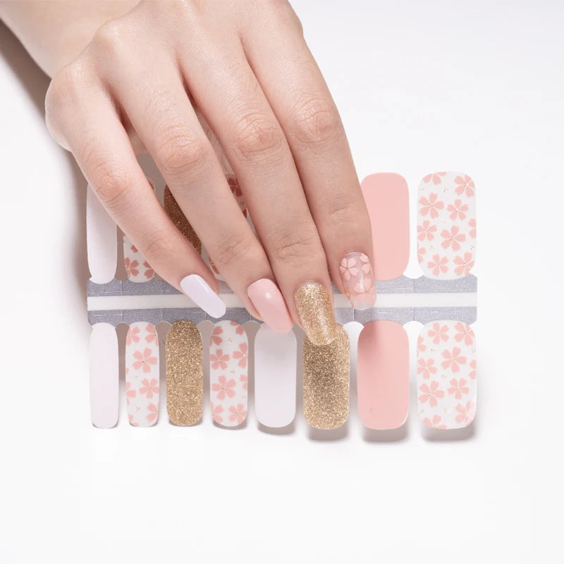 Custom Colorful Design Nail Polish Stickers New Factory Price Nail Sticker for Women