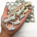 Burmese Jadeite Grade a Brave Ring Jade Pendant Pendant Jade Handicraft Factory Wholesale