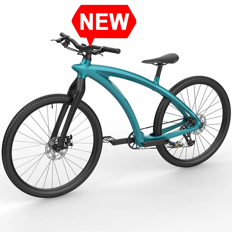 Hydraulic Deore Disc Brake A5 Road Bicycle Carbon Fiber 700C Mountain Road Bike with 12 Speed and Hidden Cable Twitter Series