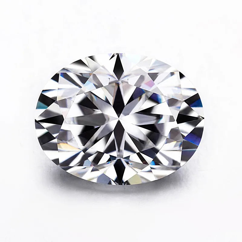 Starsgem  2*3mm-7*10mm Oval Shape Wholesale Moissanite DE FG Color High Quality Loose Oval Cut Moissanite