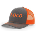 Custom Logo Classic Mesh Cap Adjustable Plain 112 Trucker Cap With Mesh Back