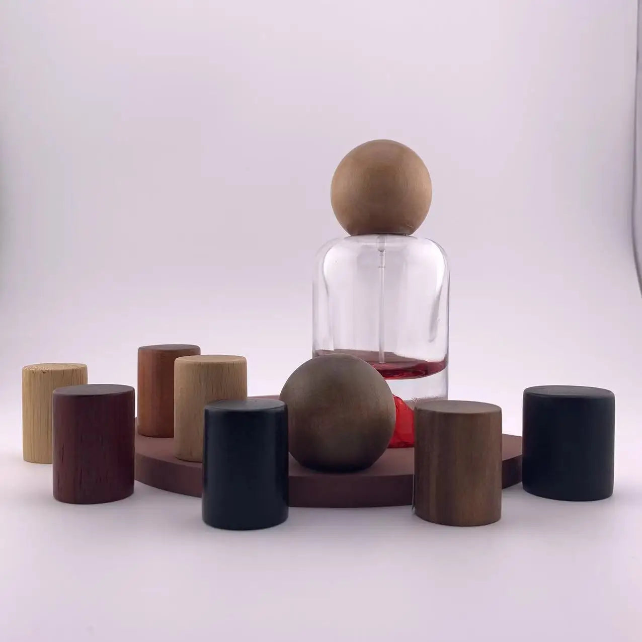 Various Customized 15mm Smart Lids for Ball Shape Round Plastic Perfume Cap Custom Sizes Available