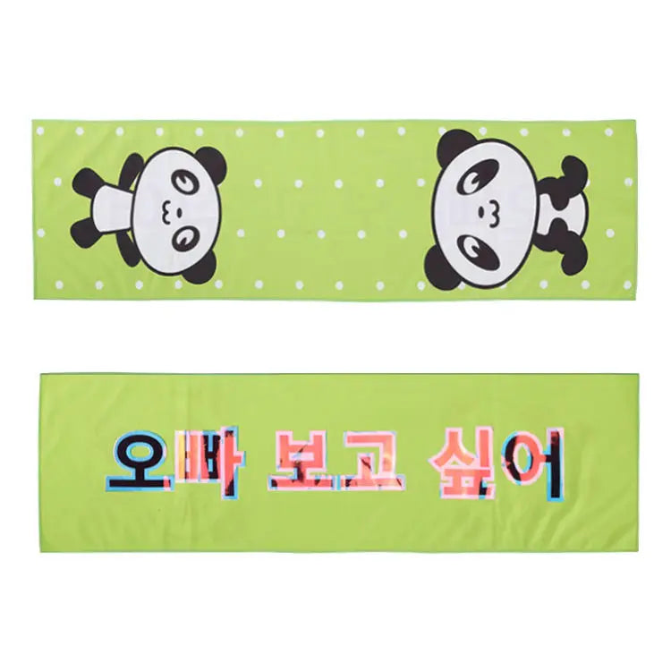 Customizable Cheering Towel Personalized Logo Towel for Music Festivals Sports Events Promotion