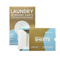Laundry Detergent Sheets Disposable Solid Plastic Free Eco-Friendly Hypoallergenic Safe for Sensitive Skin Deep Stain Removal