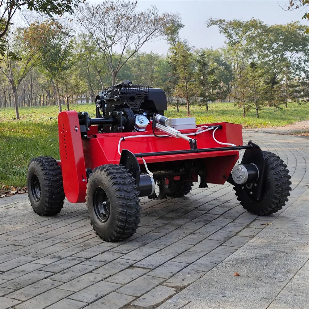 China Factory Price Gasoline Robot Lawn Mower Electric Grass Cutter Remote Control Petrol Lawn Mower
