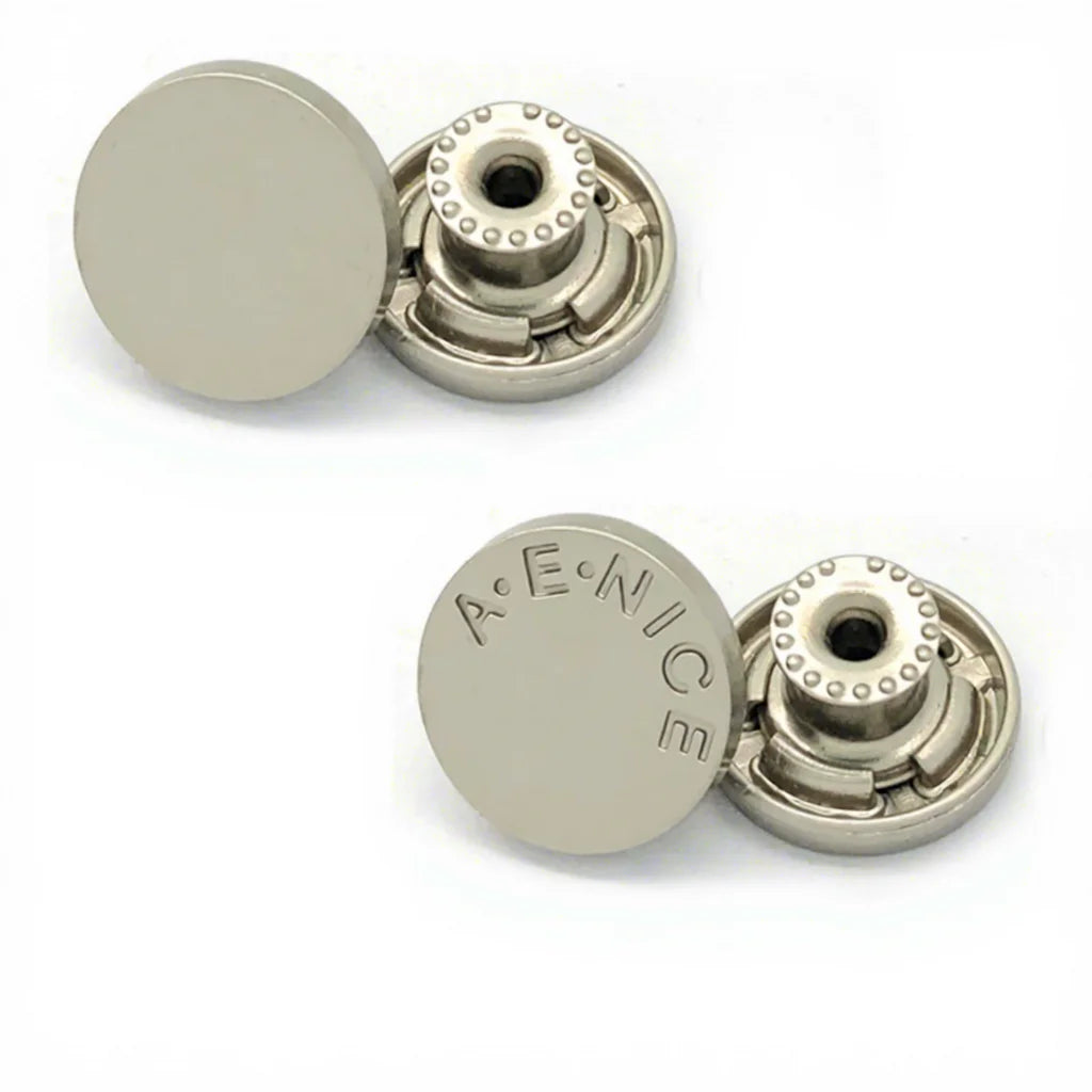 Manufacturer Custom Engrave Name Logo Metal  Jeans Rivet Buttons