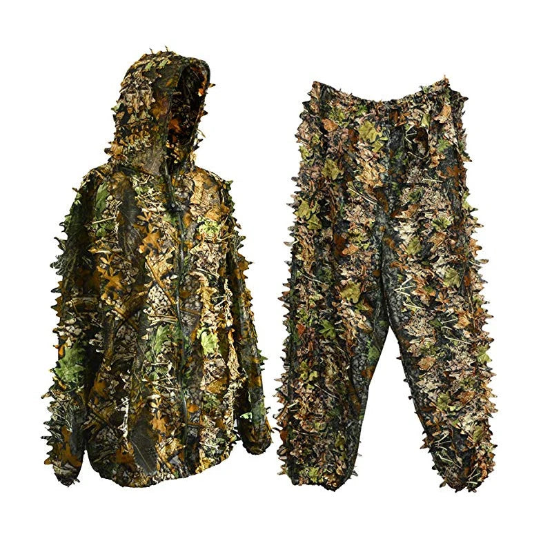 Forest Camouflage Ghillie Suit Woodland Camouflage Suit Sniper Hunting Suit