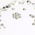 Non Hot Fix Crystal Strass Flat Back Round Clear Rhinestones for Garment MegaBDM