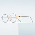 New Design Retro Round Metal Eyewear Frame Computer Blue Light Blocking Glasses