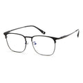 Men's Lightweight Comfortable Titanium Eyeglasses Frames Classic Large Face Business Use Wide Plain Mirror for Large Face