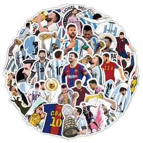 50PCS Famous Argentina Football Player Cool Superstar Messi Sticker