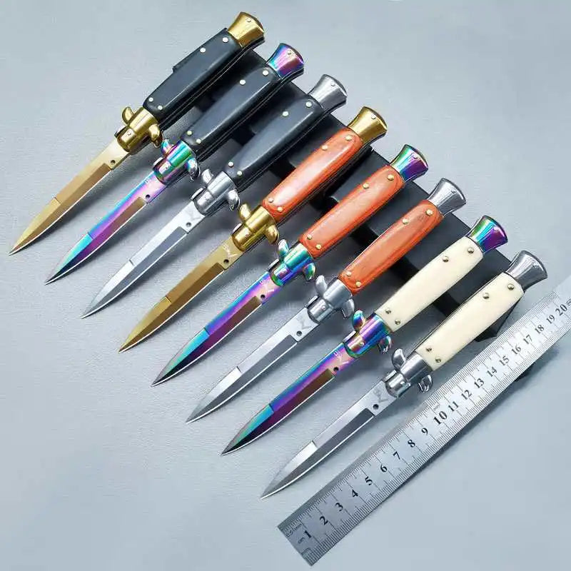 Outdoor Camping Hunting High Hardness Stainless Steel Tactical Knife