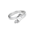 G1458 Valentine's Day Gift Vintage Jewelry Hot Sale Couple Love Hug Me Hugging Hands Rings