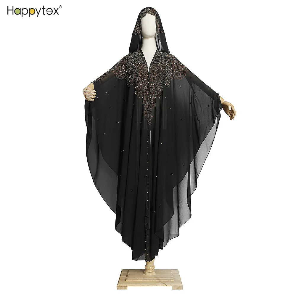 Women Ramadan Abaya Dubai Kaftan Muslim Hijab Dress Cardigan African Muslim Women Dress Kimono Robe Femme Islam Clothing