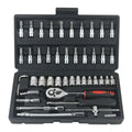 Bicycle Repair Tool Multifunctional Tool Socket Set Car Repair Tool Ratchet Torque Wrench Combo Auto Repairing Set Mechanic Tool