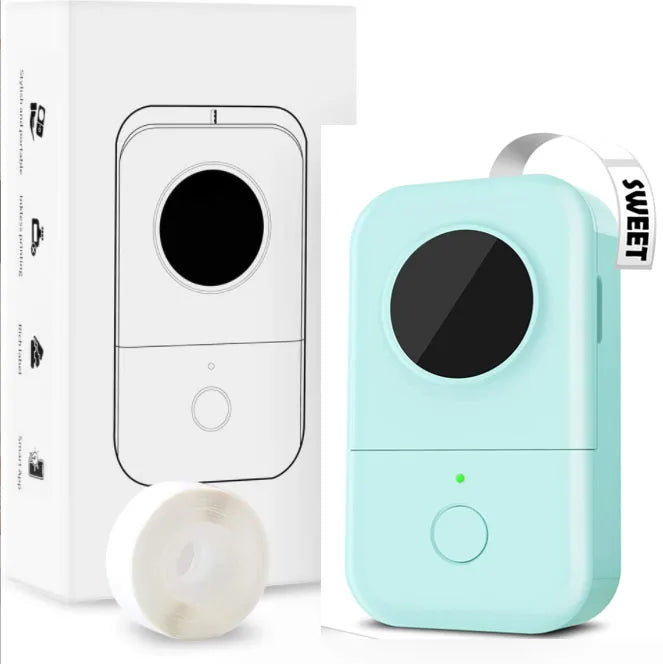 D30 Label Maker Machine Thermal Mini Label Printer Storage Barcode Mailing Office Supplies Portable Sticker Printer