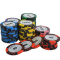 40 mm Poker Chip Set Rounders Low Price Casino Mini Jetton Numbers Clay Poker Chips