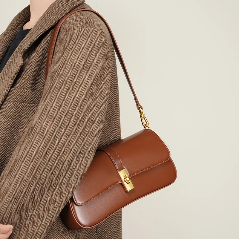 Wholesale High Quality Ladies Mini Trendy Crossbody Shoulder Bag Women'S Genuine Leather Handbags