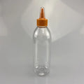Wholesale Multi-purpose Transparent Honey Squeeze Bottle PET 350ml Plastic Salad Dressing Bottle MegaBDM