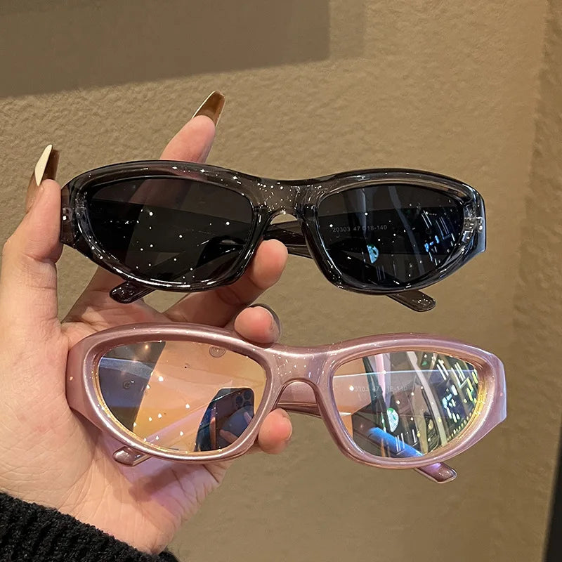 2025 Fashion Custom Designer Shades Uv400 Sunglasses Men Women Y2K Custom Personalized Retro Cat Eye Y2k Sunglasses