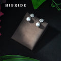 New Fashion Women Earrings Earrings White Gold Color Dangle Earrings for Party Gifts HIBRIDE Jewelry E-230
