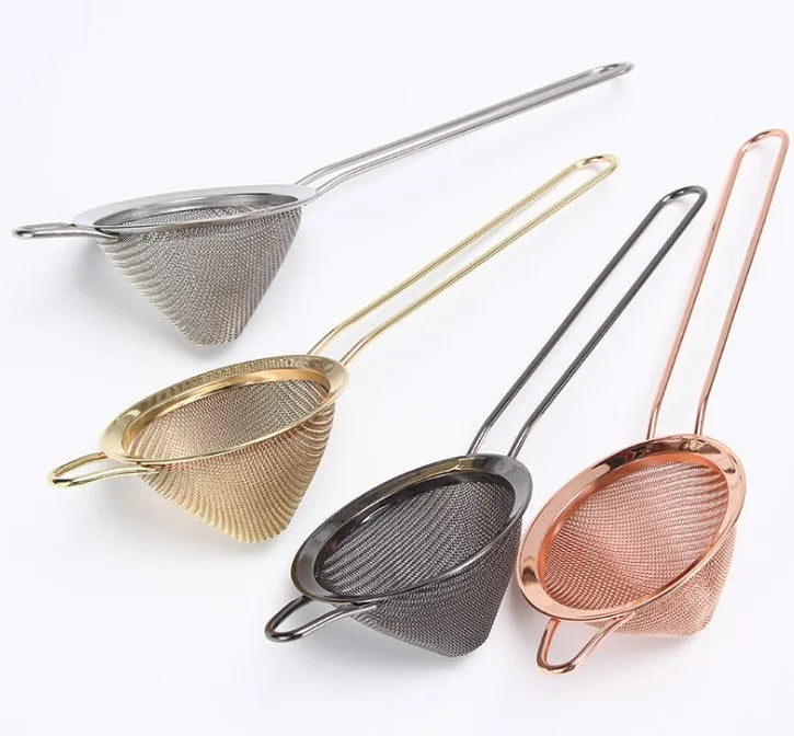 Professional Bar Tool Hot Selling Modern Eco-Friendly Stainless Steel Conical Mesh Strainer Cocktail Fine Strainer Home Kitchen