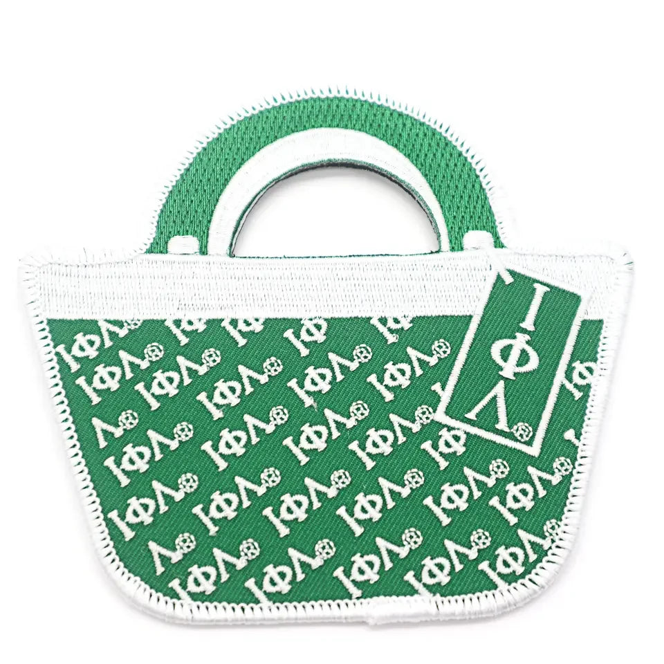 All Groups "IOTA PHI LAMBDA Purse" Embroidered Luggage Tag Zeta Phi Beta Purse Embroidery Luggage Tag