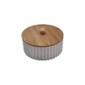 Wholesale Customize Size Private Label Solid Round Wood Packaging Storage Box for Decoration