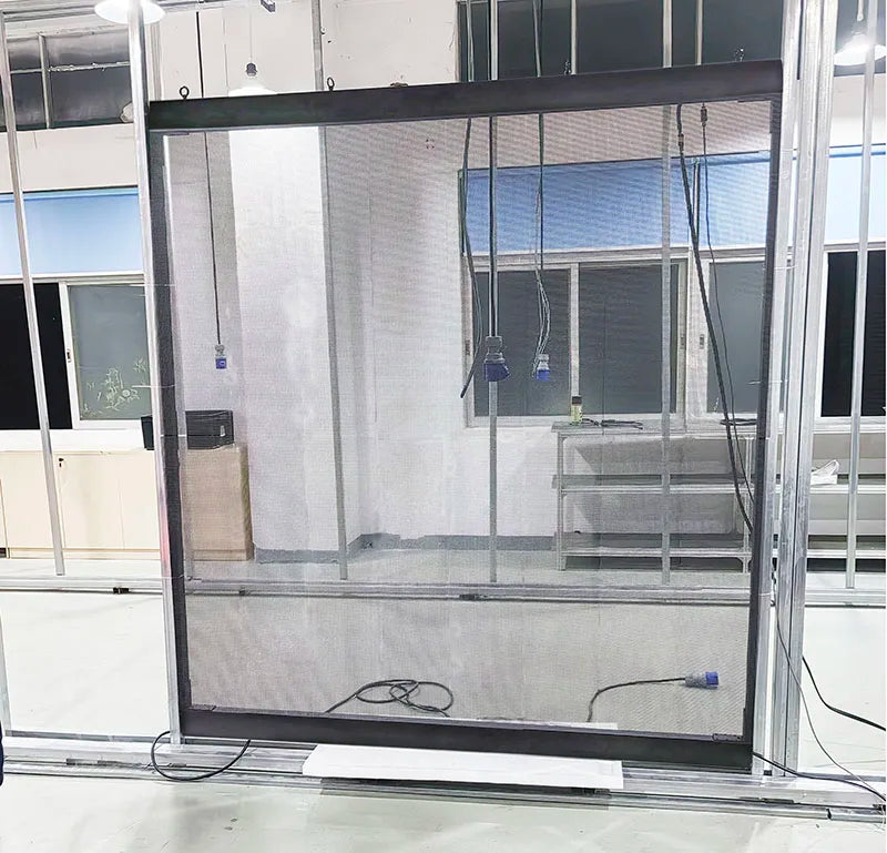 Best Quality P6 Model Window Holographic LED Screen Transparent Display for Advertising in Nail Shops Flexible for Glass Walls
