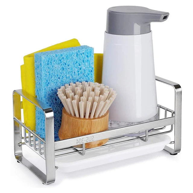 Custom Printed Kitchen Holder Countertop Organizer Counter Tray Dish Soap Sponge Caddy