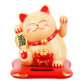Wholesale Small Cute Creative Home Car Craft Gift Decoration Fortune Japanese Solar Mini Lucky Cat Waving