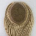 Australia Q6 Human Hair Topper Blonde 613 7x9 French Lace Hair Toppers Hairpieces Ready to Ship