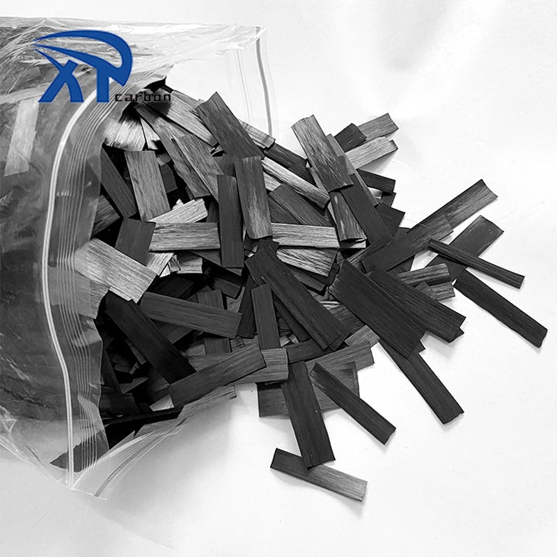 Factory Wholesale 40mm Carbon Fiber Chopped Strand Flakes Chopped Carbon Fiber Yarn Chopped Carbon Fiber Tow Chopped