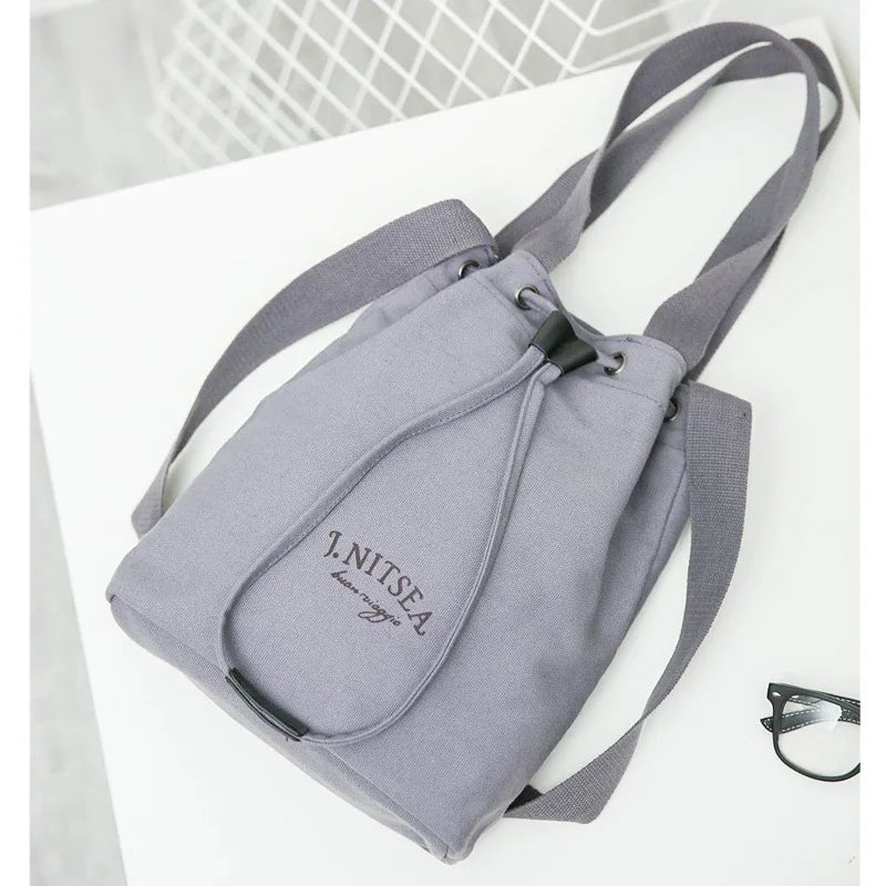 Printed Custom Recycle Standard Size Drawstring Plain Canvas Tote Bag