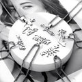 Personalized Name Necklace Stainless Steel Jewelry Popcorn Chain Custom Cartoon Dinosaur Heart Crown Name Pendant Necklace
