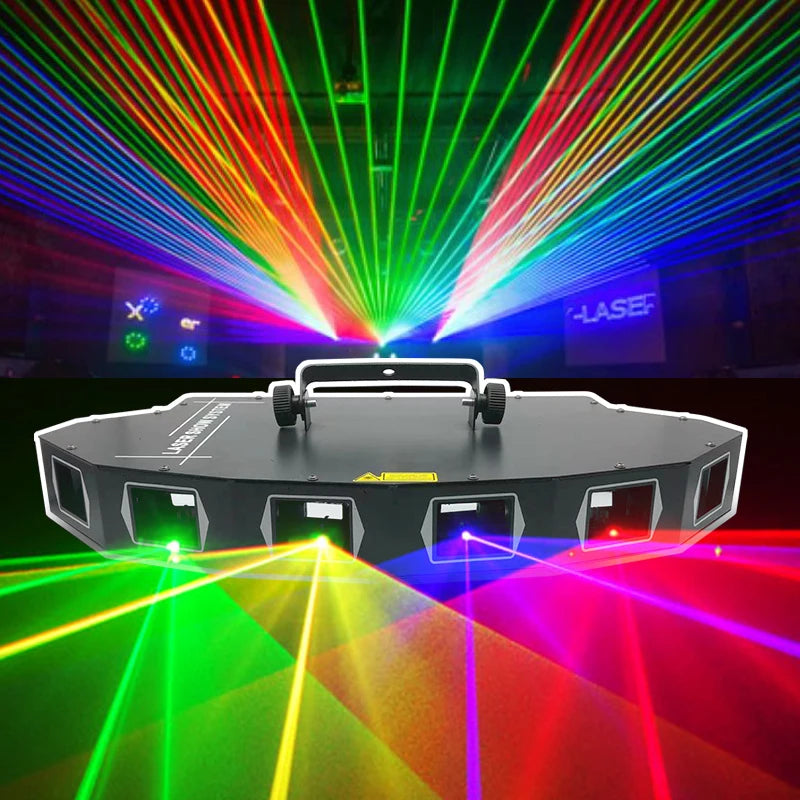 Marslite 6 Eyes Laser RGB 3in1 for Dj Disco Club Bar Event Stage