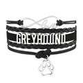 Infinity Love Manufacturer's Fashion Charm Bracelets for Women Boston Terrier St Bernard Greyhound Scotties Dog Bracelets