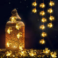 PaFu Muslim Eid Ramadan Lights String Ramadan 20 /10LEDs Lamp Moon Star Light String Home Festive Light Decoration